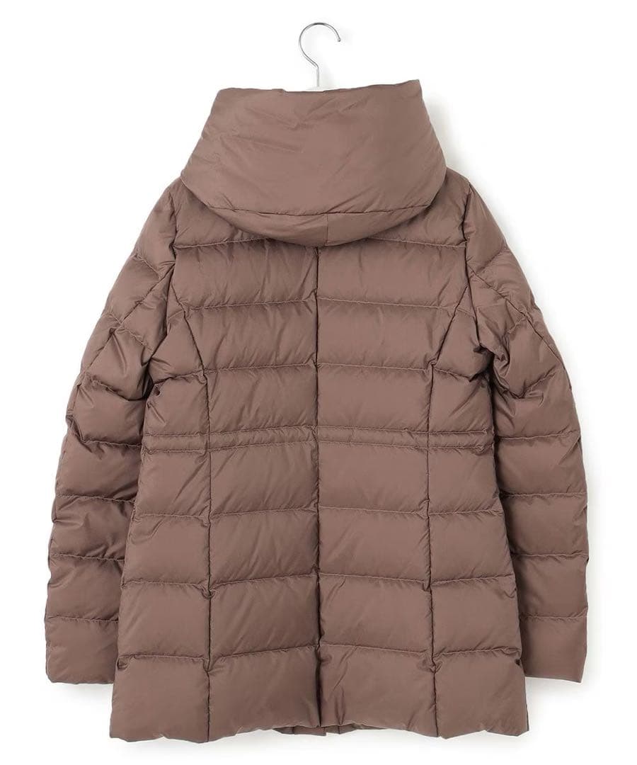 23区新品洗える/撥水加工】シレータフタ ミドル丈 ダウンコート38