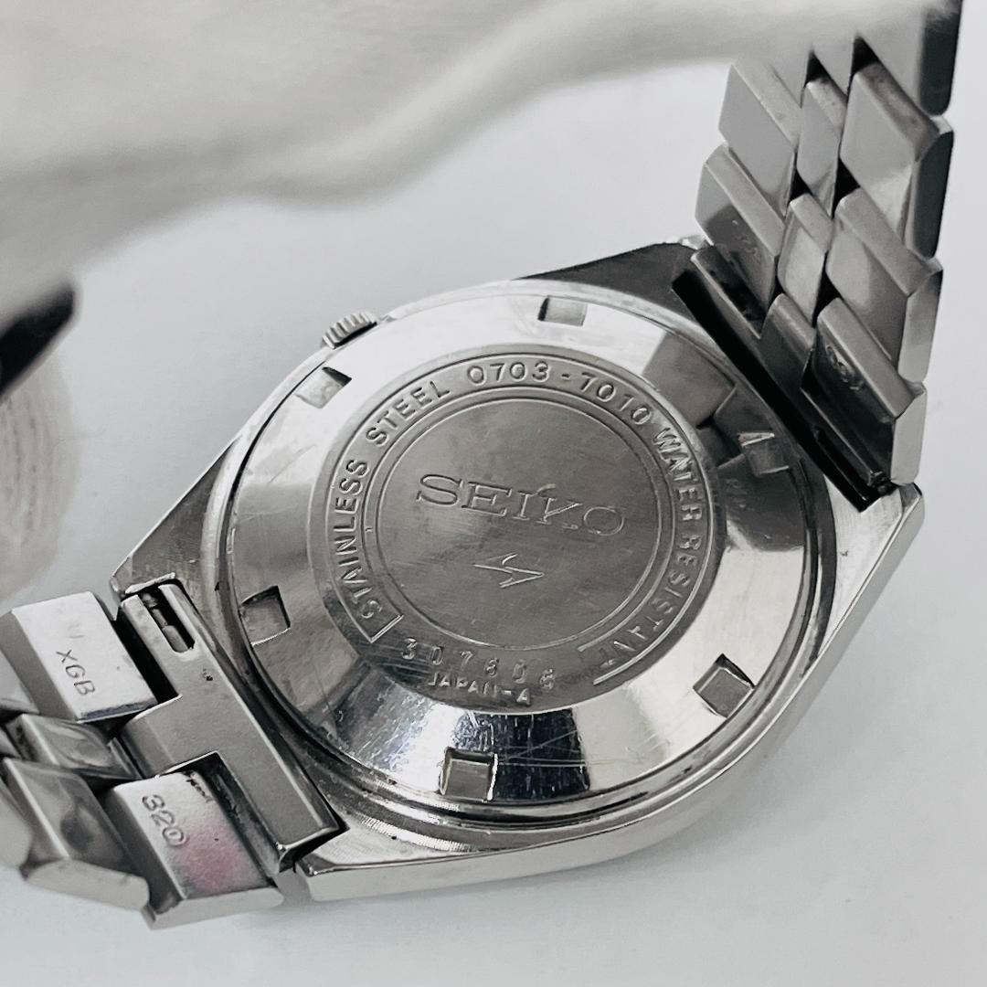 【稼働品】SEIKO ELNIX 0703-7010 デイデイト