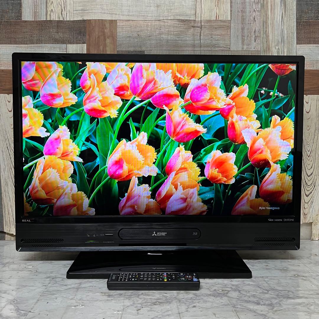 即日受渡❣️全国送料込三菱32型液晶テレビBlu-rayHDD搭載BR⇄ HDD