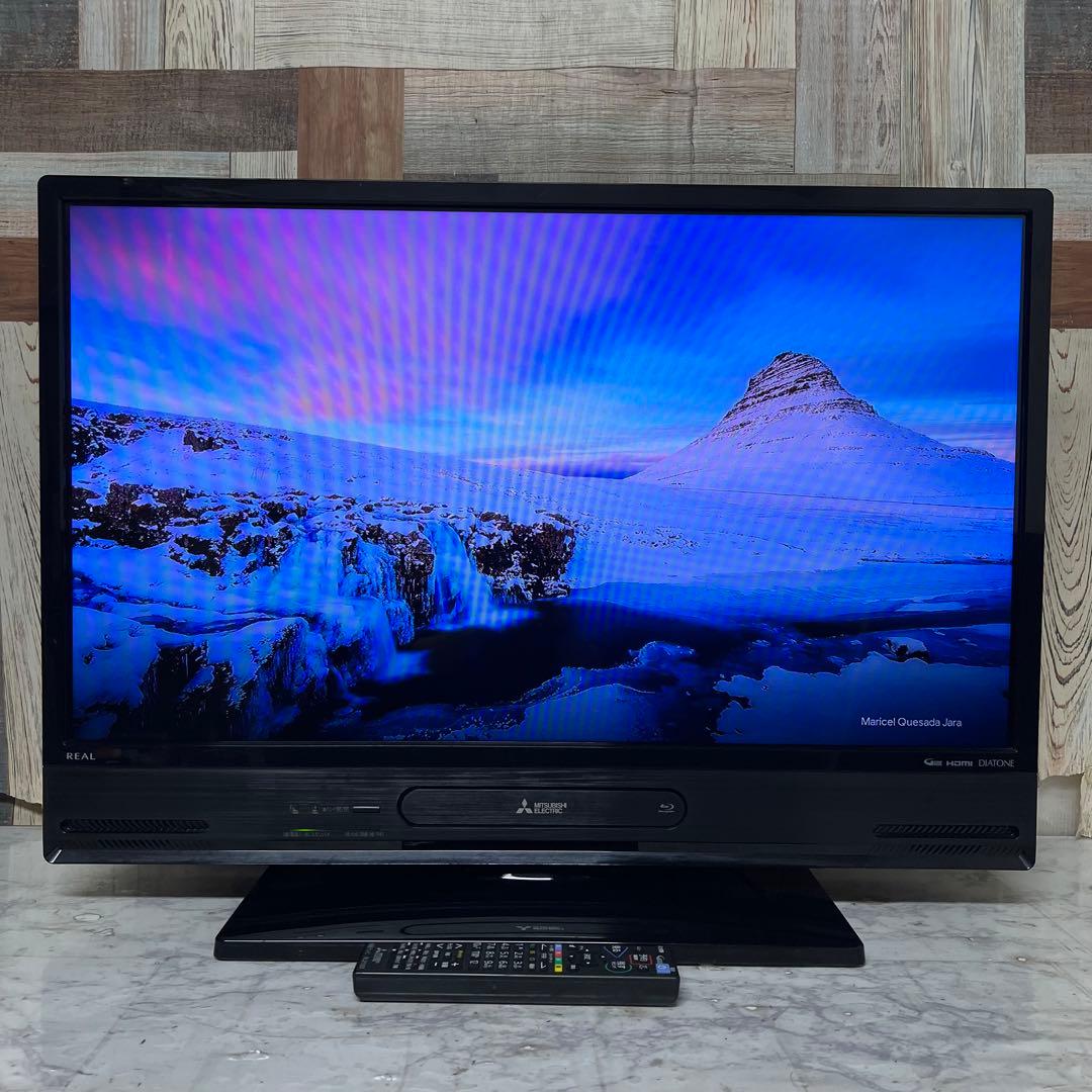 即日受渡❣️全国送料込三菱32型液晶テレビBlu-rayHDD搭載BR⇄ HDD