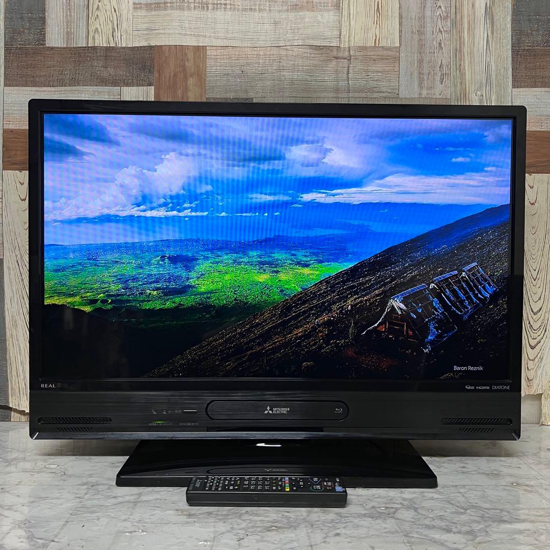 即日受渡❣️全国送料込三菱32型液晶テレビBlu-rayHDD搭載BR⇄ HDD