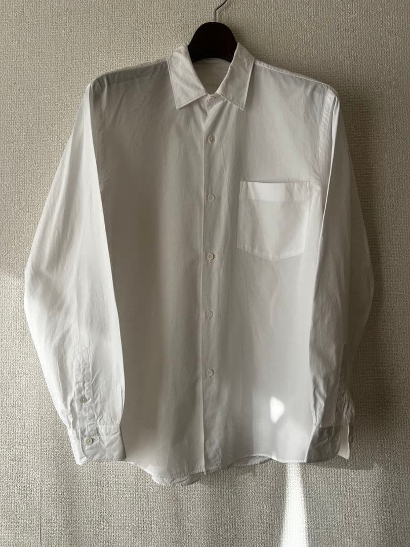 COMOLI コモリシャツ　ホワイト　1