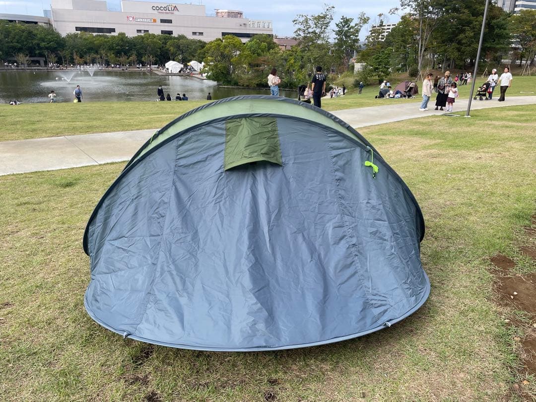 【ayamaya】ポップアップテント　ドーム型テント　4-6人用