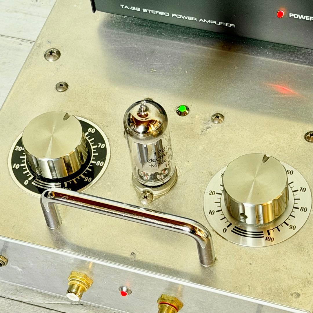 自作真空管アンプ + Sound Device TA-3S パワーアンプ