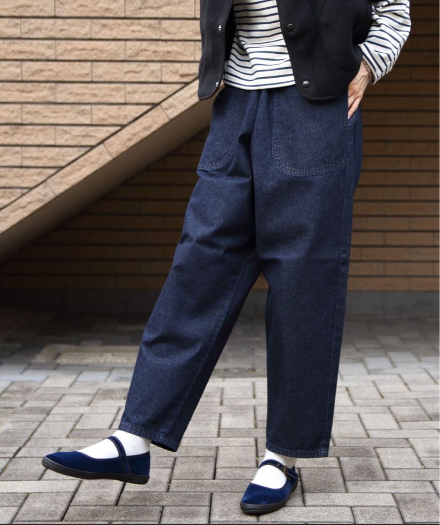 DANTON デニムイージーパンツ 36サイズ