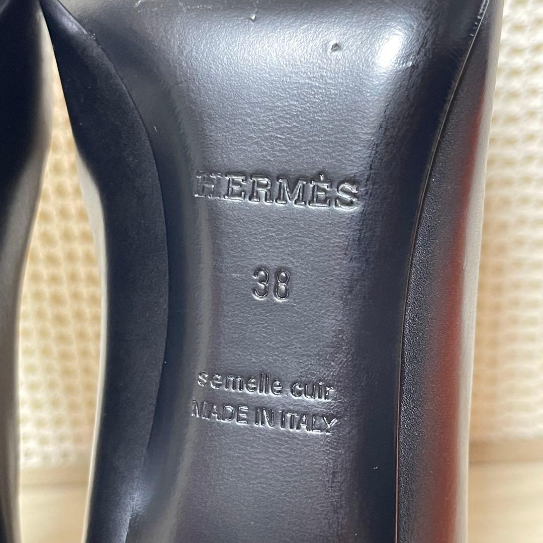 ☆美品☆HERMES エルメス レザー製 パンプス ハイヒール