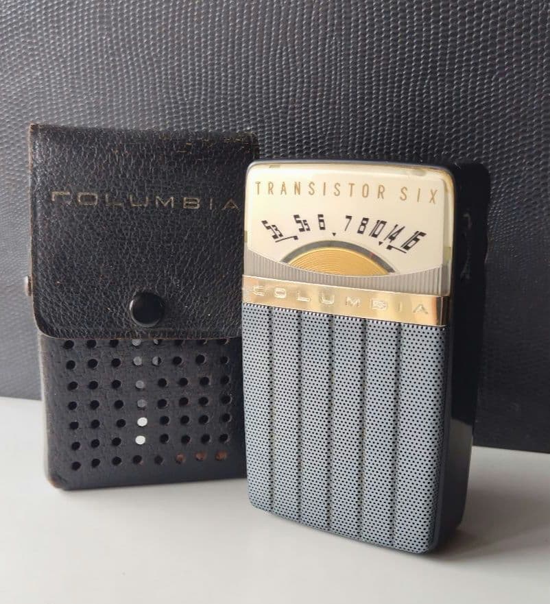 トランジスタラジオ　コロムビア製6石ラジオ　ヴィンテージ品