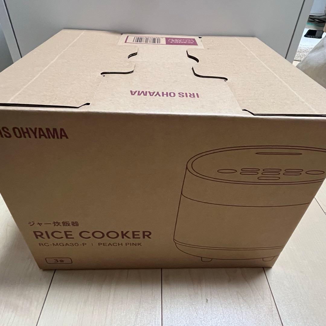 アイリスオーヤマ　炊飯器　RC-MGA30-P PEACH PINK