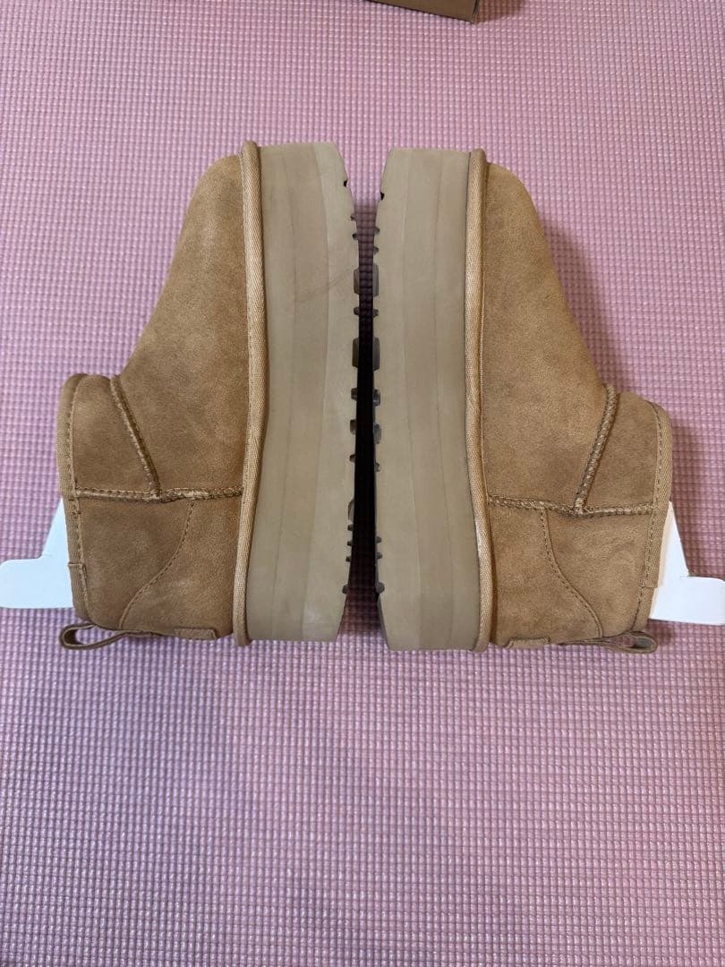 限定値下げ　UGG ウルトラミニプラットフォーム　7 チェスナット