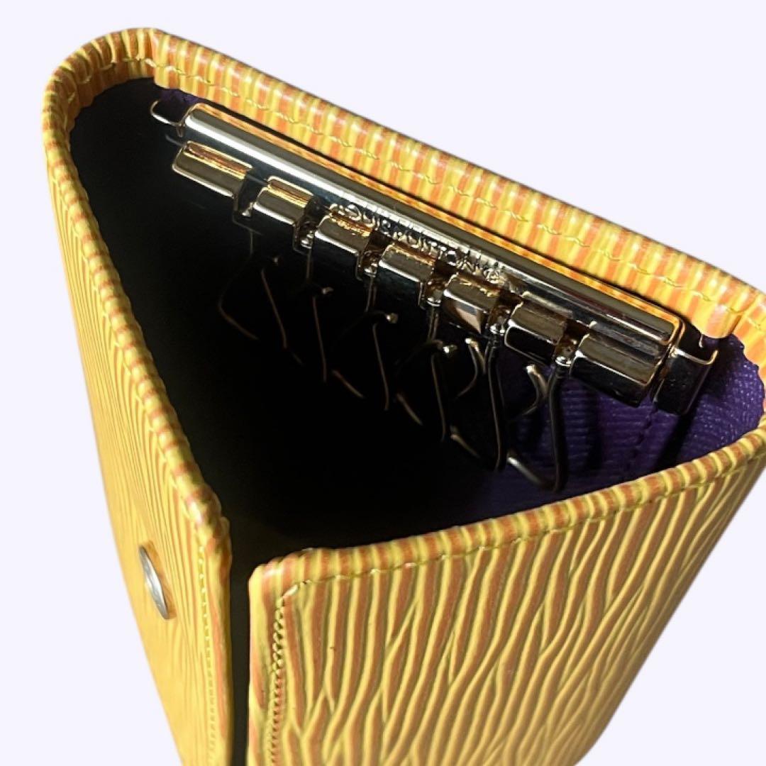 美品 ルイヴィトン エピ ミュルティクレ6 キーケース イエロー ユニセックス