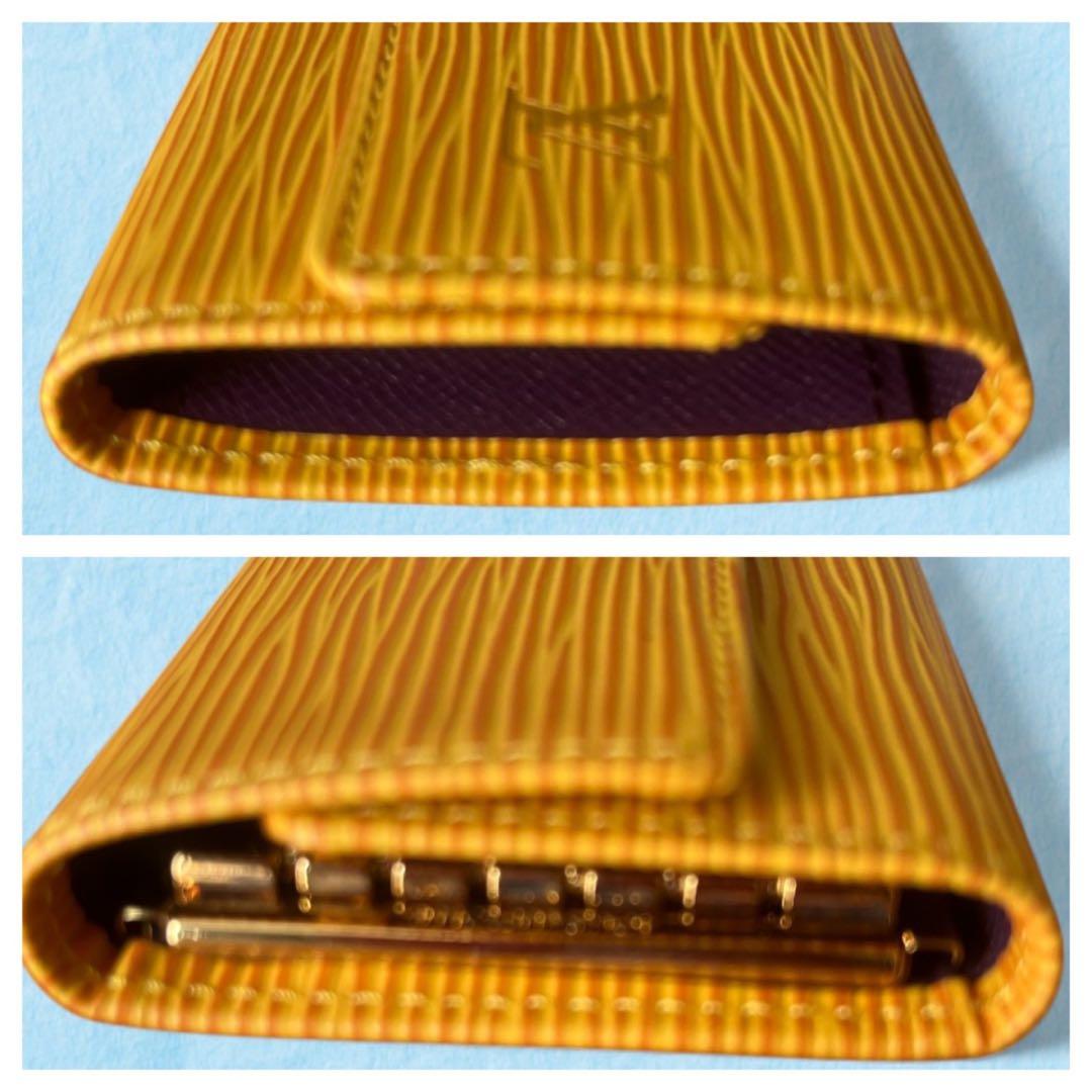 美品 ルイヴィトン エピ ミュルティクレ6 キーケース イエロー ユニセックス