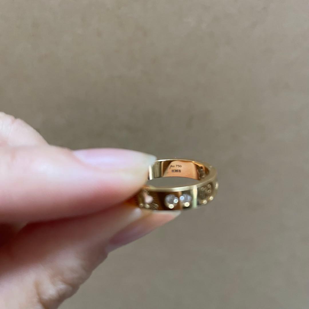 【bear.T】GUCCI グッチゴールド スターダイヤモンド リング