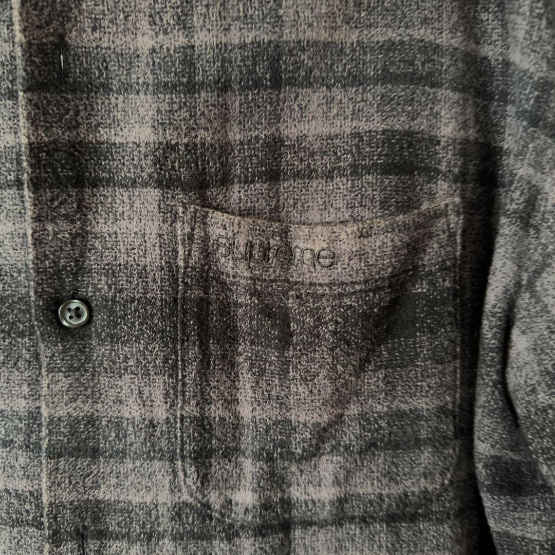 トップス Supreme Plaid Flannel Shirt Black 21SS