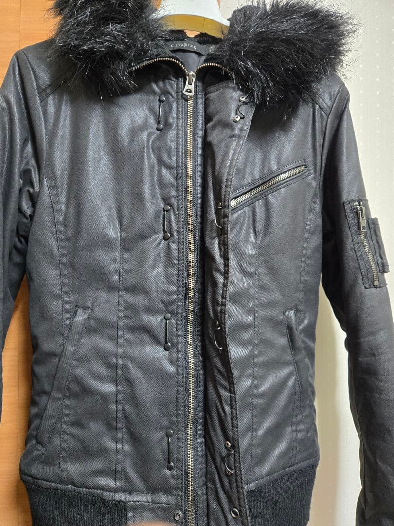 ジャケット・アウター civarize 00s fur coated N-2B blouson y2k