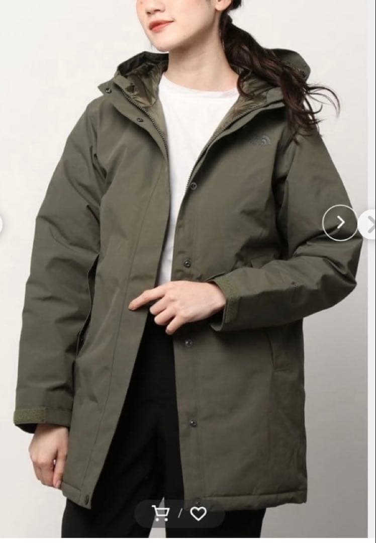 THE NORTH FACE マカルダウンコート Mサイズ カーキ