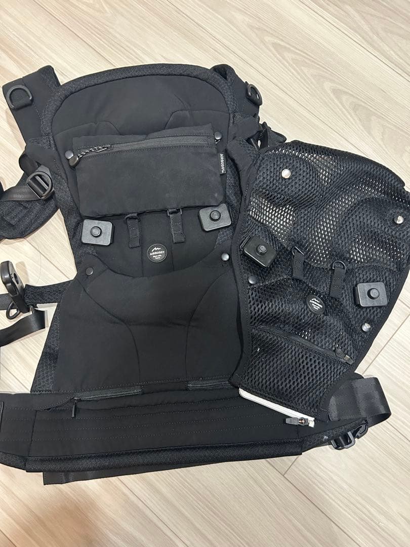 AIRBUGGY エアバギー ベビーキャリア 抱っこ紐 ブラック