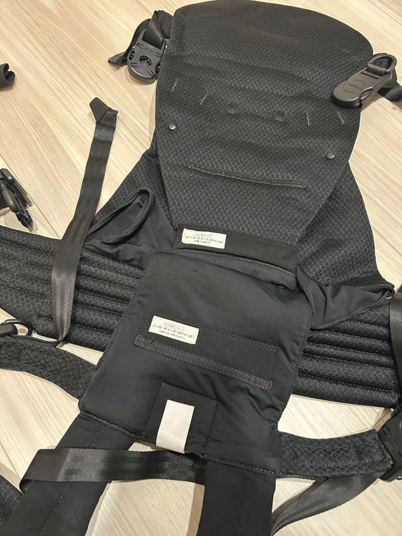 AIRBUGGY エアバギー ベビーキャリア 抱っこ紐 ブラック