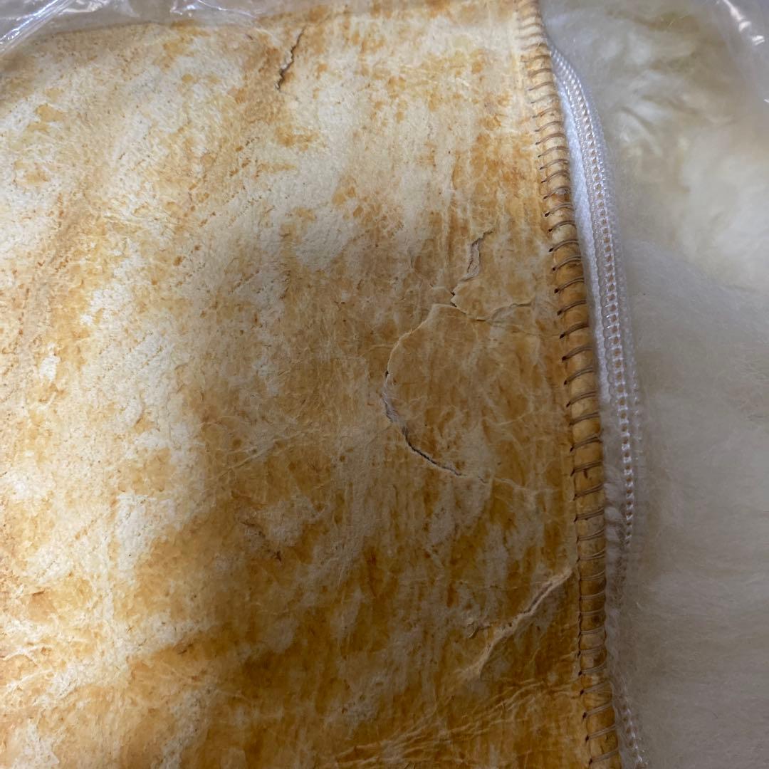 シープスキンマット【クリーム色】羊毛製