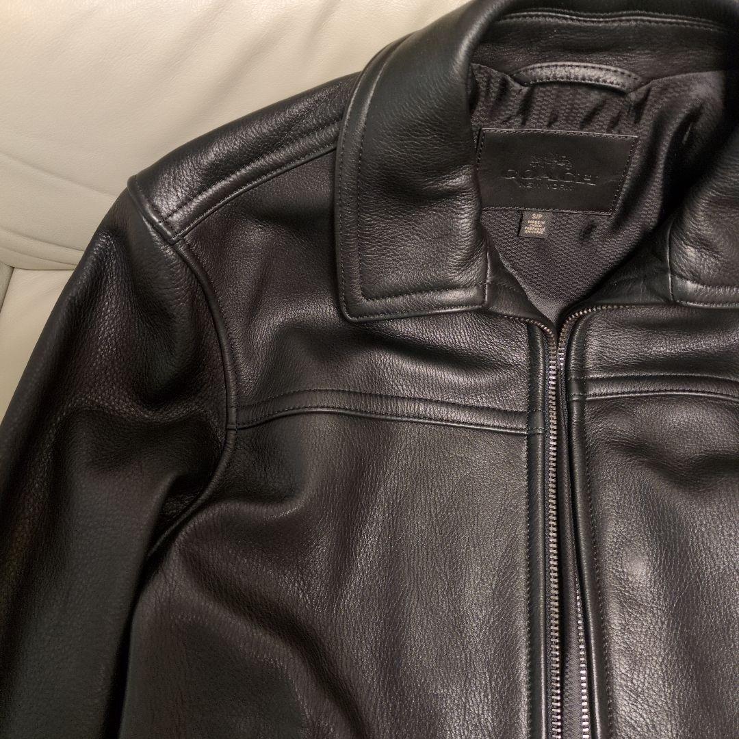 コーチ　ライダースレザージャケット