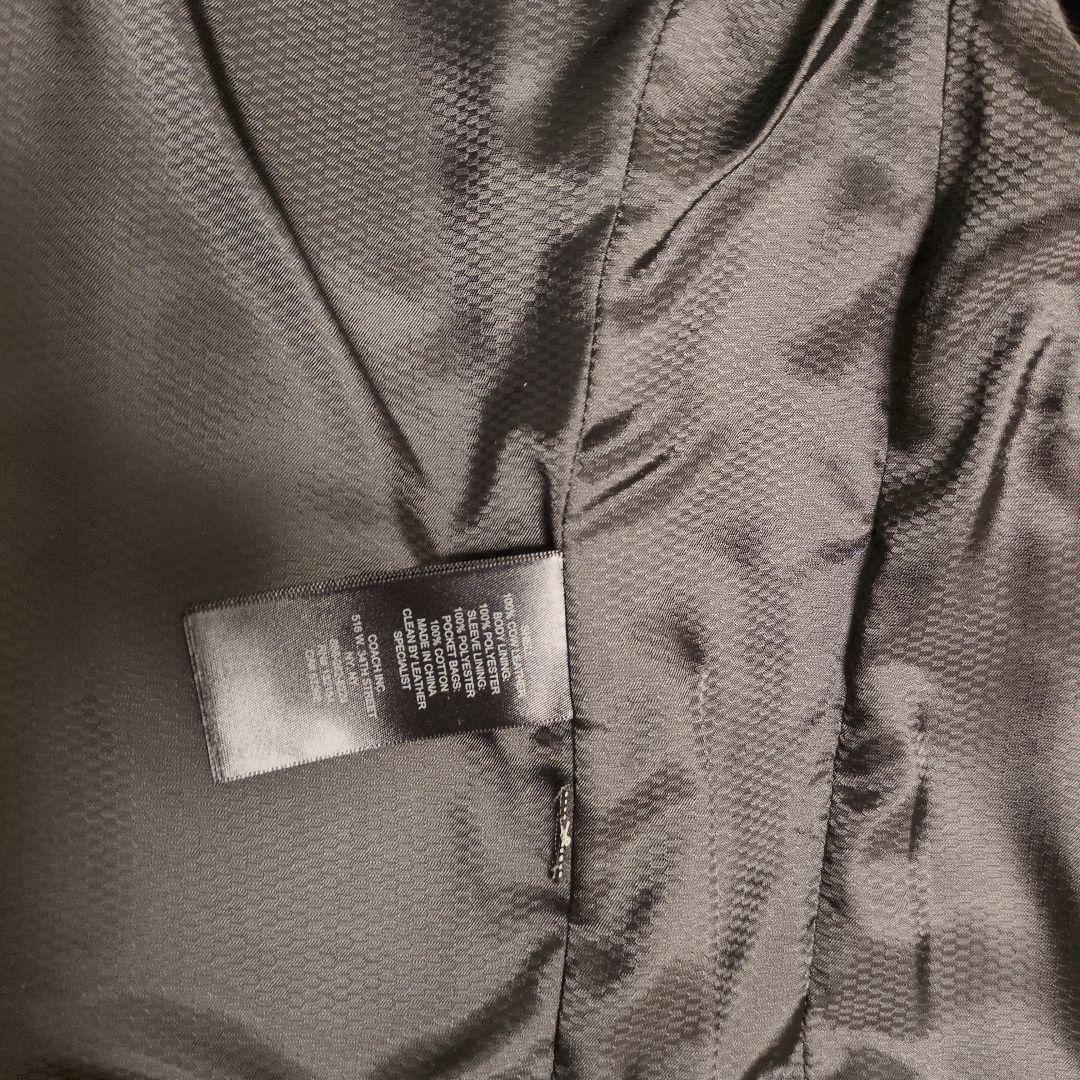 コーチ　ライダースレザージャケット