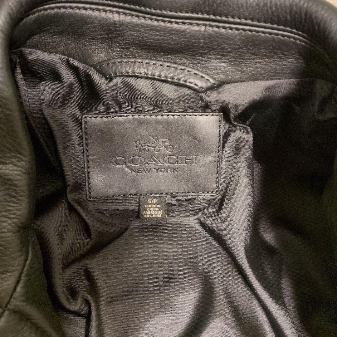 コーチ　ライダースレザージャケット