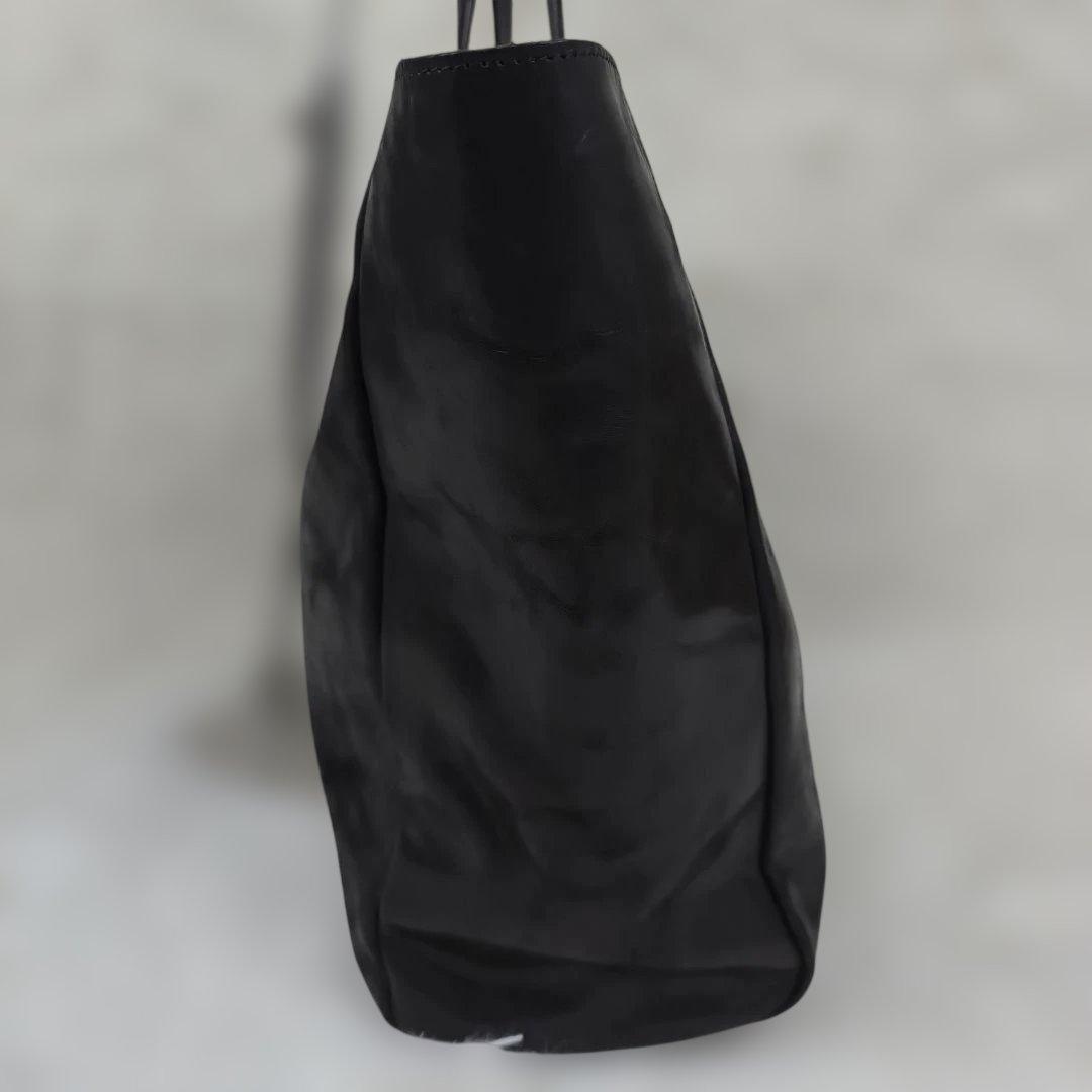 ✨希少美品✨ ビースリーラボ トートバッグ レザー 肩掛け A4可能 黒