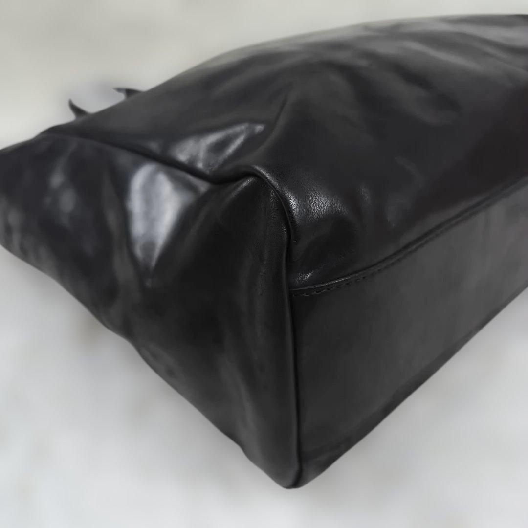 ✨希少美品✨ ビースリーラボ トートバッグ レザー 肩掛け A4可能 黒