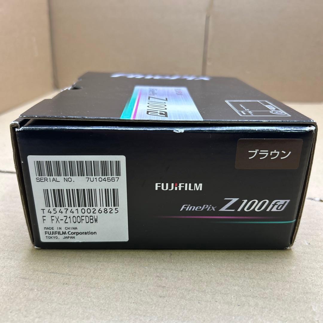 FUJIFILM デジタルカメラ FinePix Z100fd ブラウン