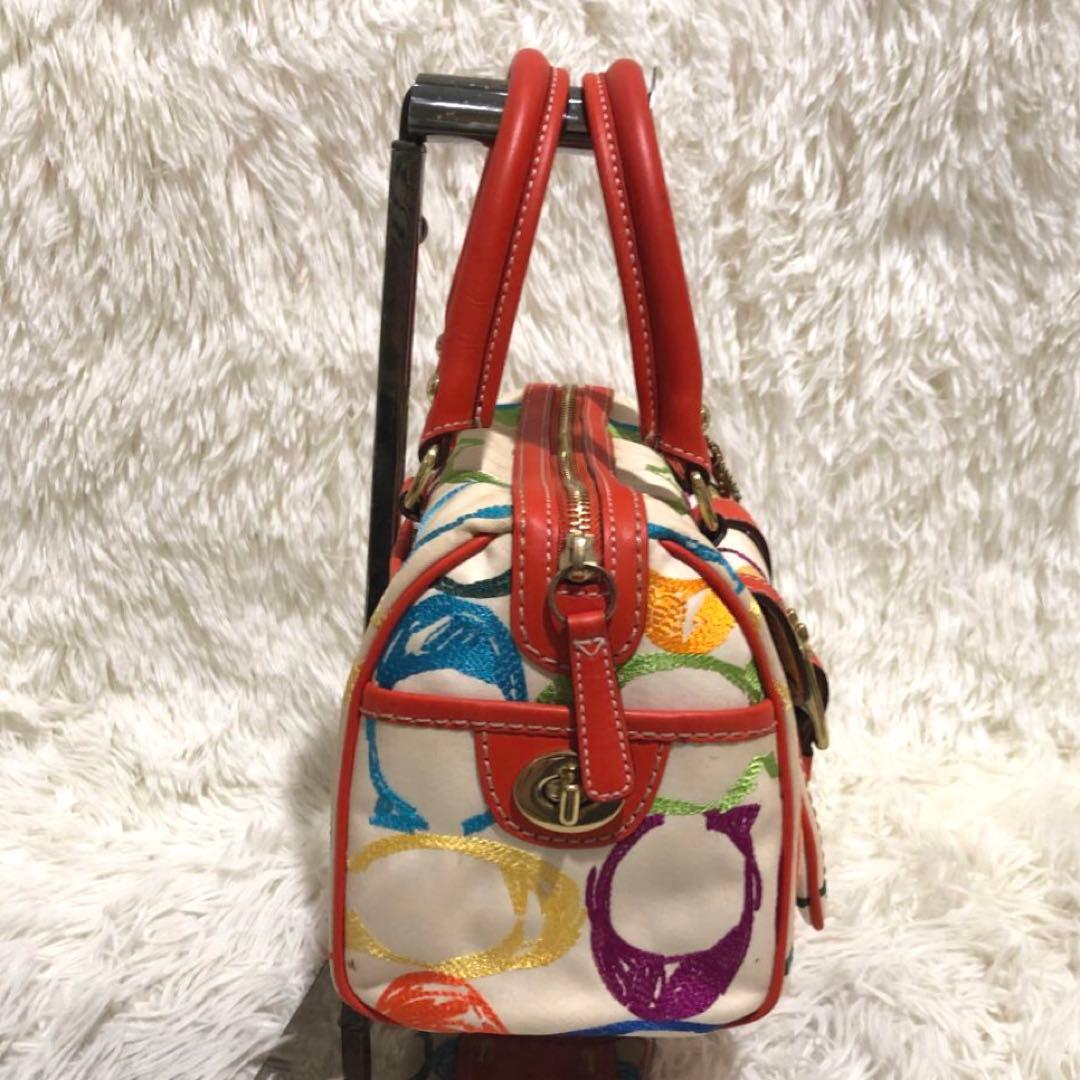 コーチ ハンドバッグ マルチカラー　シグネチャー