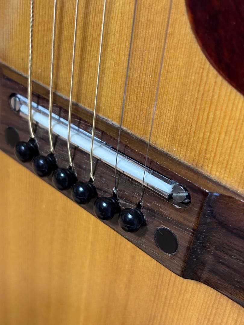 レア❗️KAWAIカワイB25タイプ？　ADJサドル　ジャパンヴィンテージアコギ