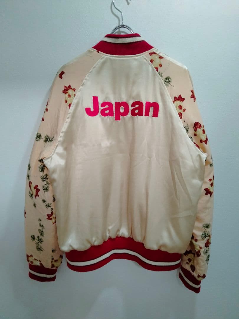 メンズ　カネコイサオ　金魚　スカジャン　JAPAN