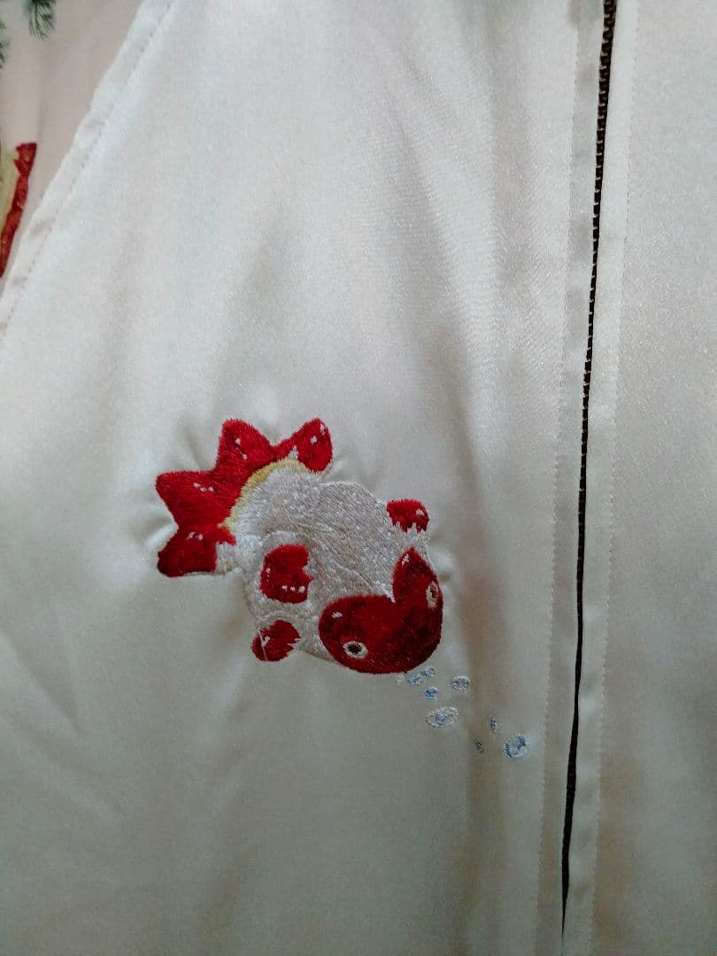 メンズ　カネコイサオ　金魚　スカジャン　JAPAN