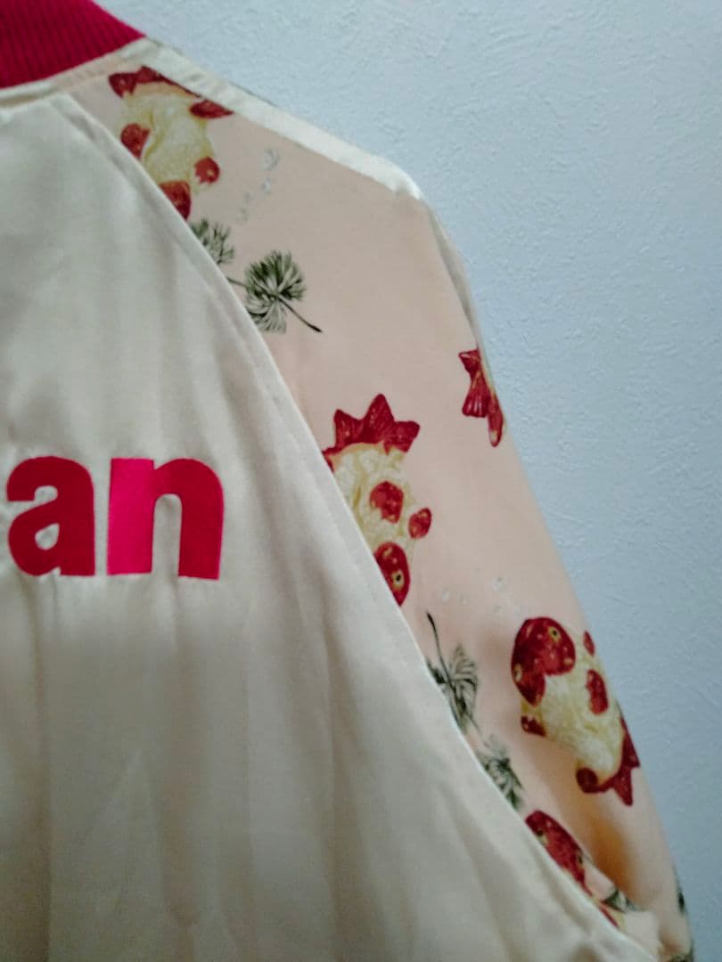 メンズ　カネコイサオ　金魚　スカジャン　JAPAN