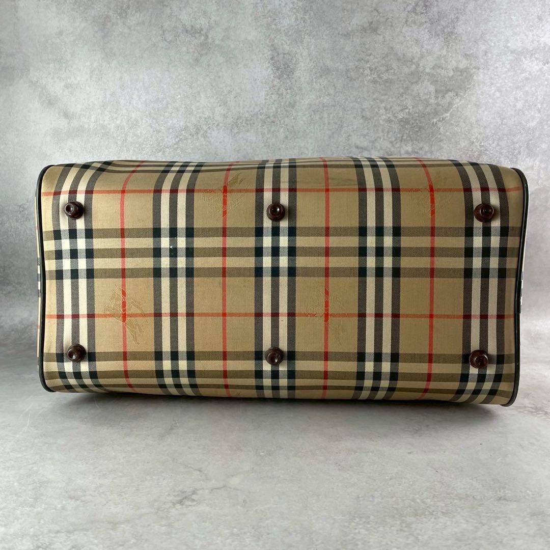 Burberrys バーバリー　ボストンバッグ　ノバチェック　シャドーホース