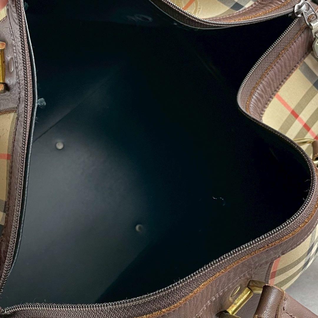 Burberrys バーバリー　ボストンバッグ　ノバチェック　シャドーホース