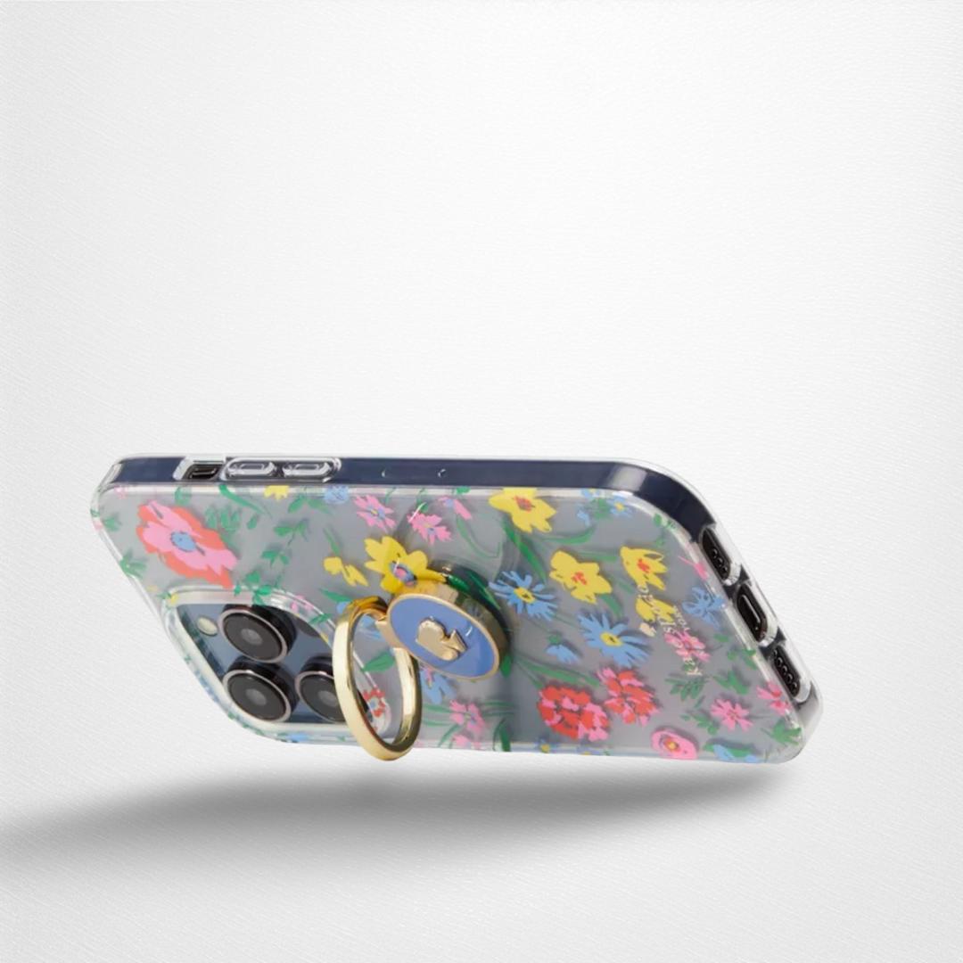 【正規品】 ケイトスペード iPhone14Pro対応ケース クリームマルチ