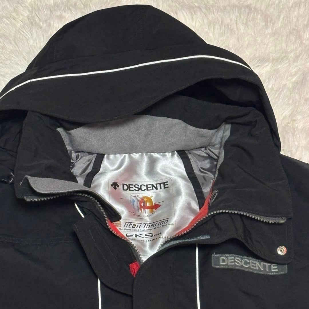 DESCENTEデサント スキーウェアジャケット 2WAY フード外し Lサイズ
