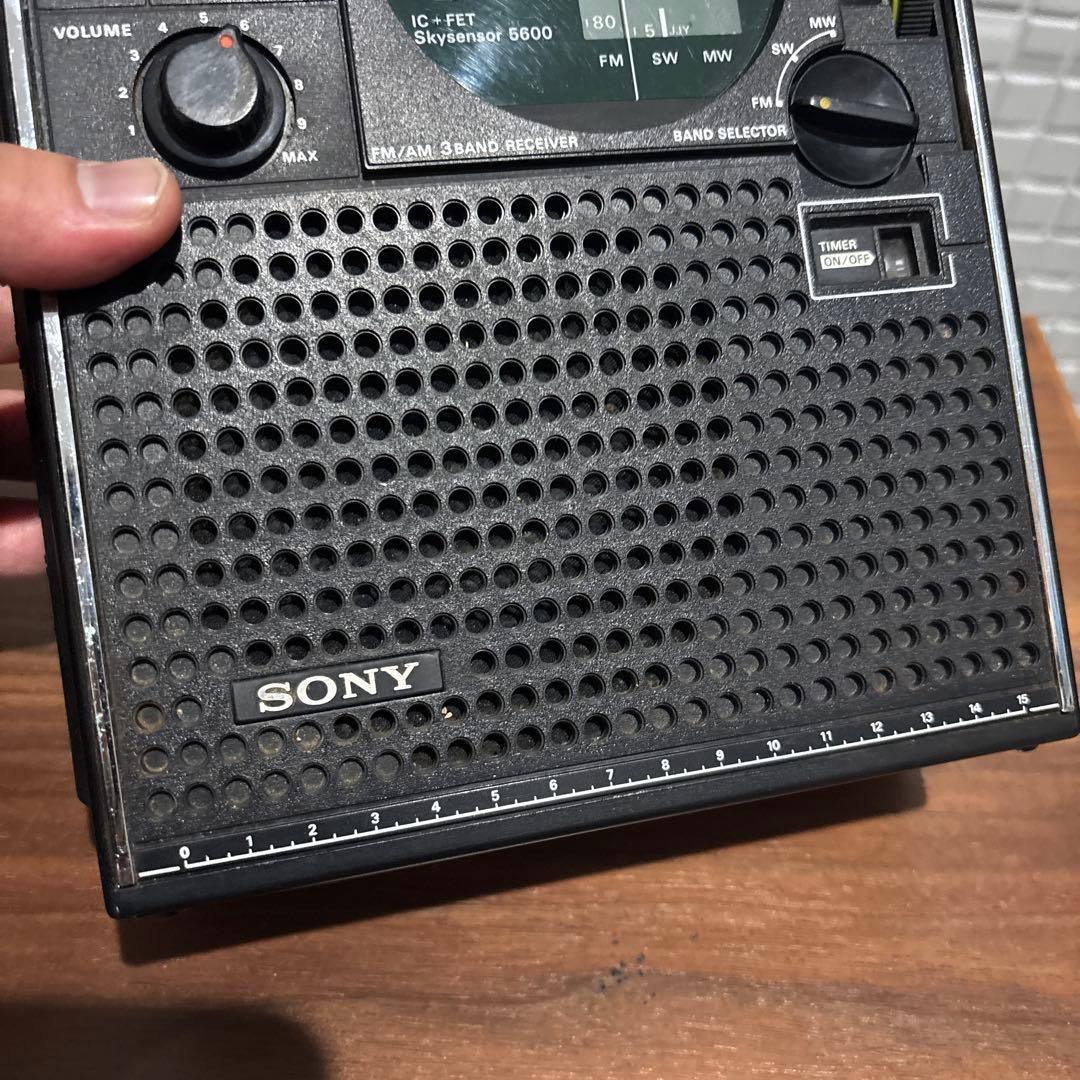 SONY ソニー スカイセンサー ICF-5600 昭和レトロ ジャンク扱い