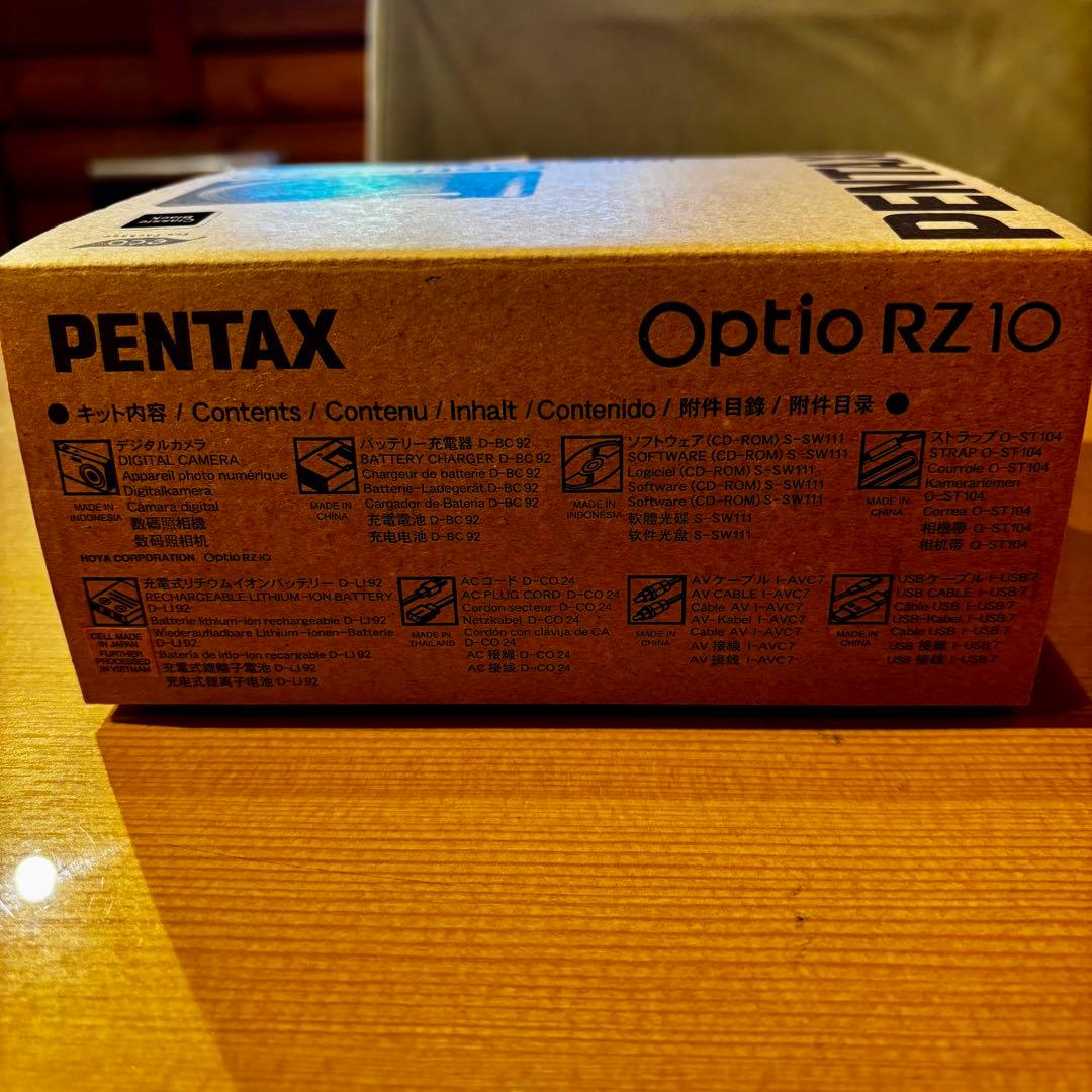 未使用★PENTAX★デジタルカメラ★Optio RZ10★ブラック