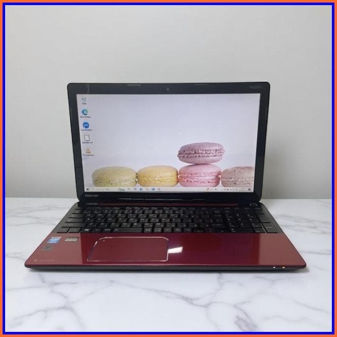 人気のRED★すぐに使える設定済完動品★ダイナブックT554/45R★カメラ付