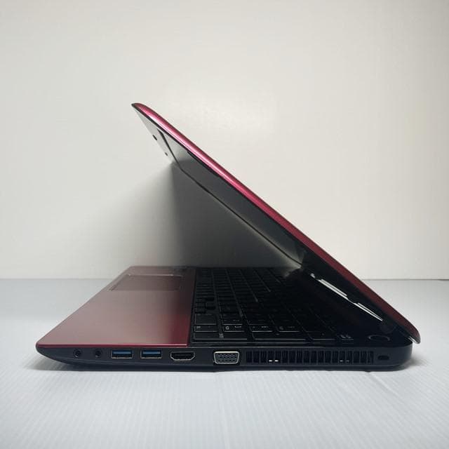 人気のRED★すぐに使える設定済完動品★ダイナブックT554/45R★カメラ付