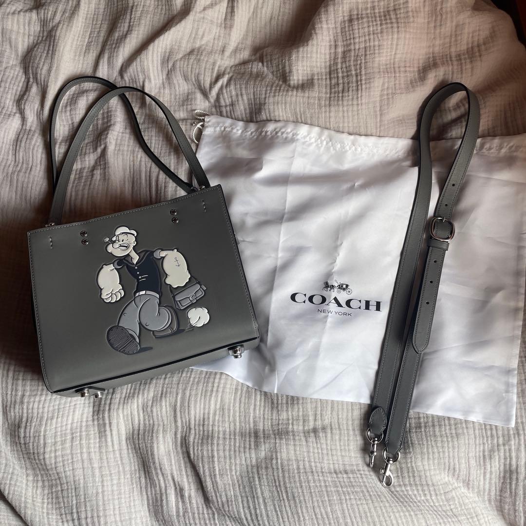 【本物・希少】COACHコーチローグ25ハンドバッグPOPEYEポパイ3way