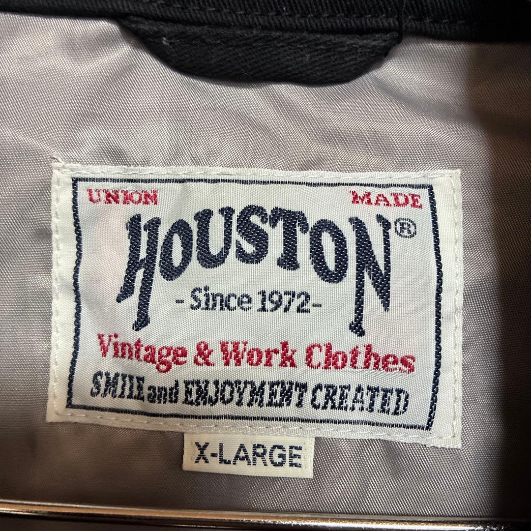 HOUSTON ベトナムジャケット XL　ベトジャン　刺繍　マップ　虎