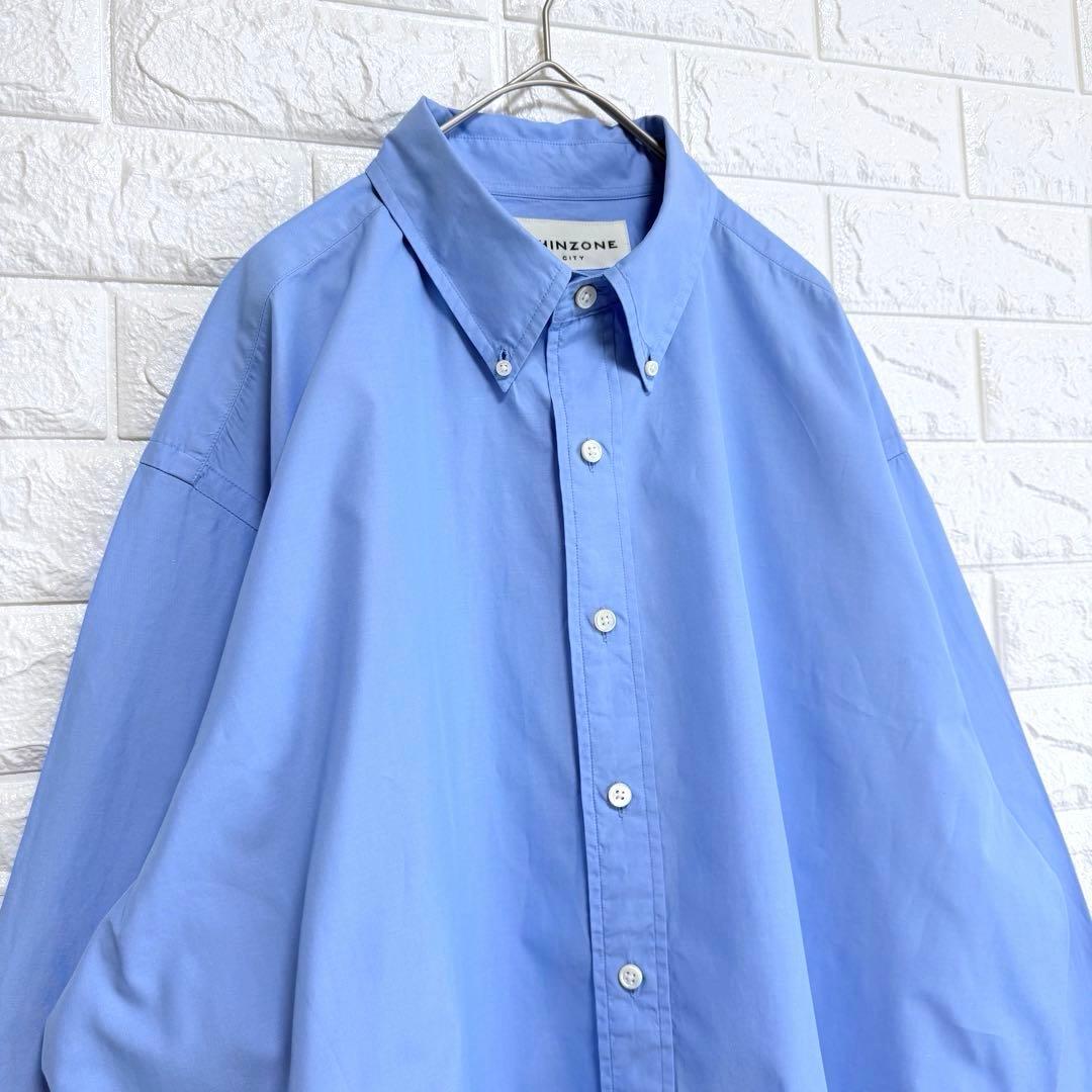 美品 THE SHINZONE/シンゾーン DADDY SHIRT BLUE