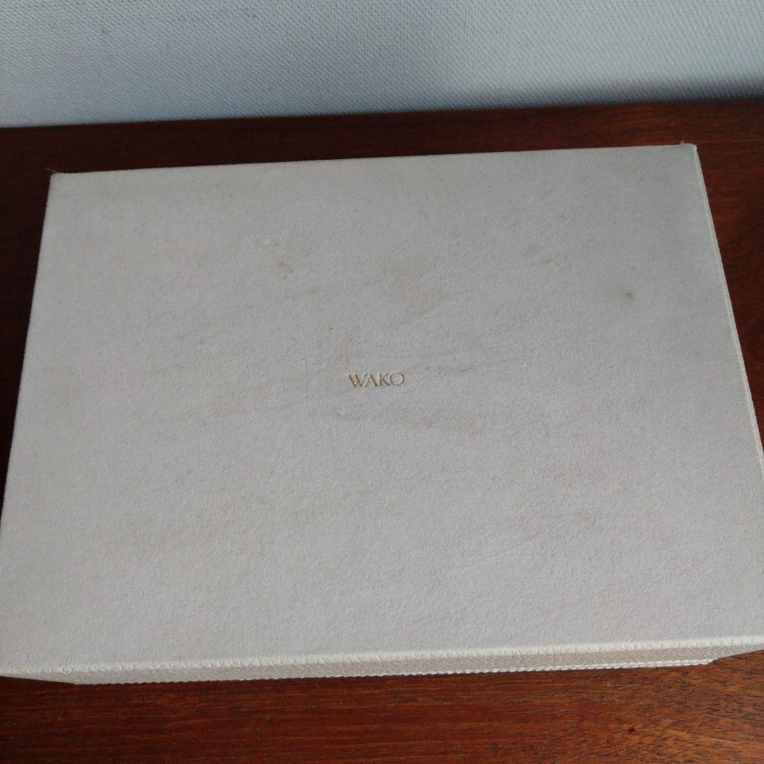 WAKO 銀座和光　ジュエリーボックス　ケース　2段　ベージュ　宝石入れ