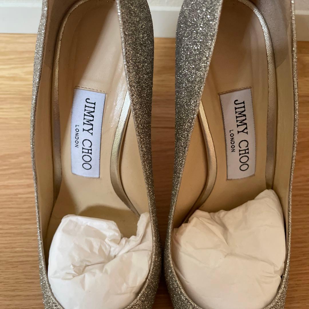 JIMMY CHOO グリッターパンプス　36サイズ　★美品