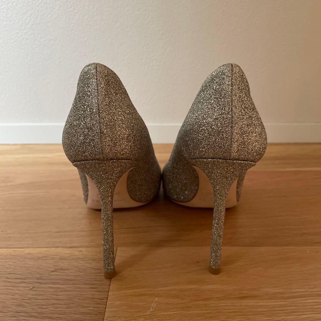 JIMMY CHOO グリッターパンプス　36サイズ　★美品