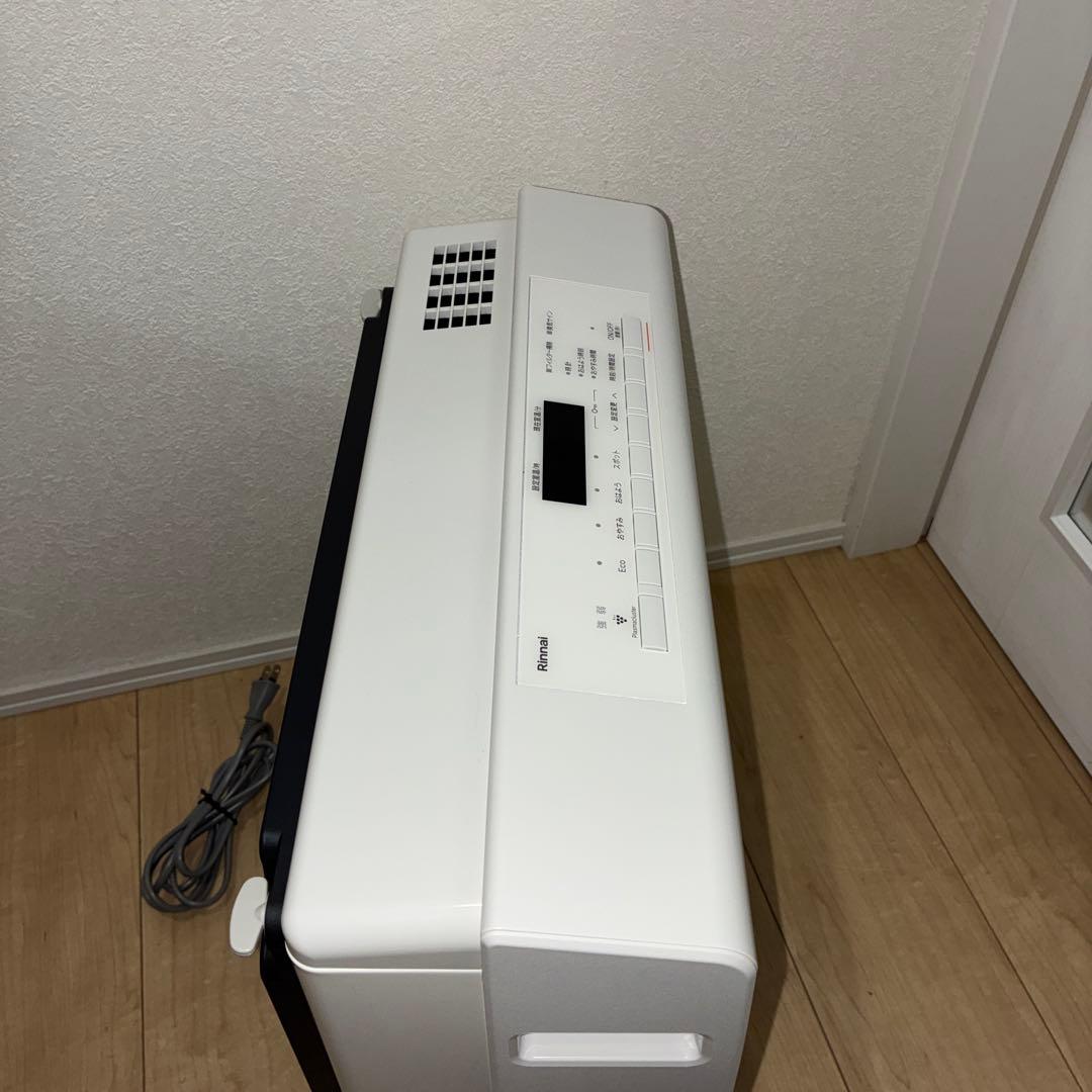 極美品Rinnai RC-A4401NP-MW ガスファンヒーター LPガス専用