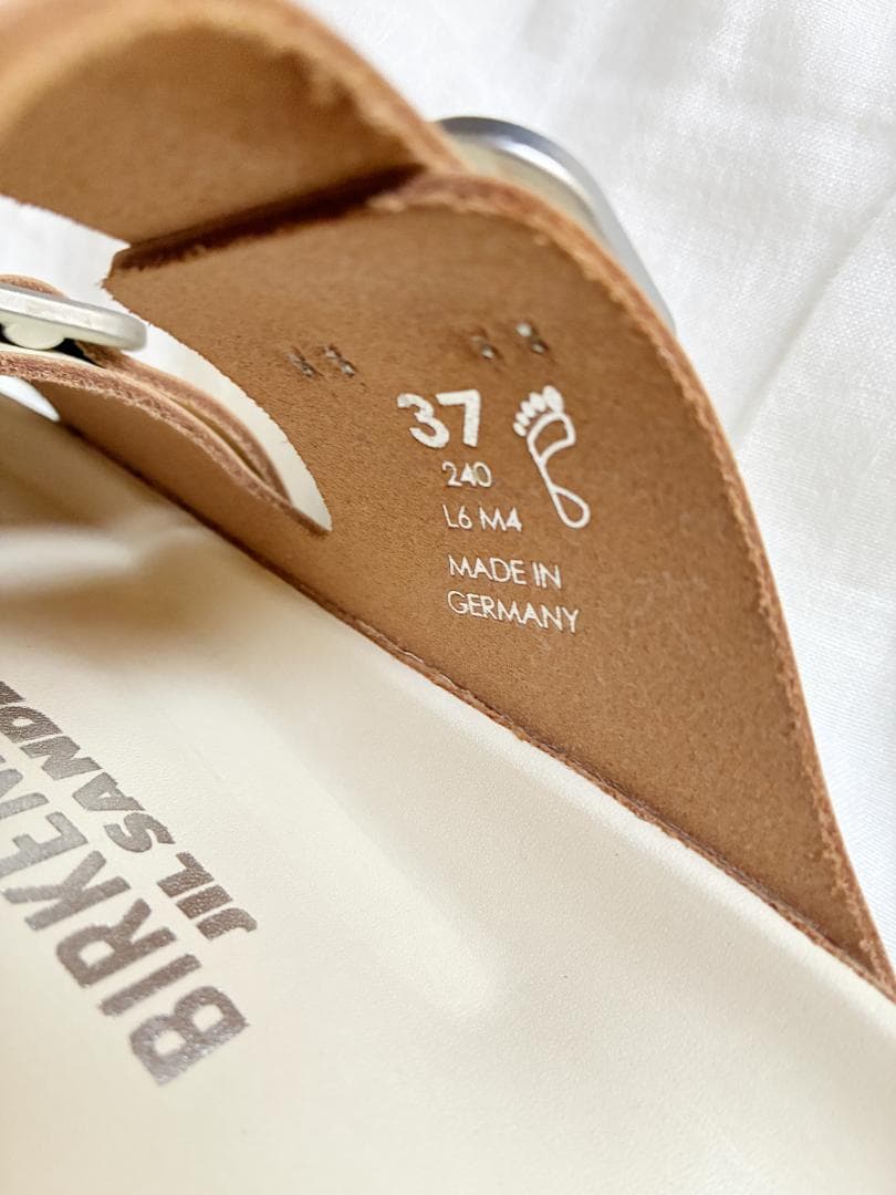 JIL SANDER x BIRKENSTOCK アリゾナ クリーム 37