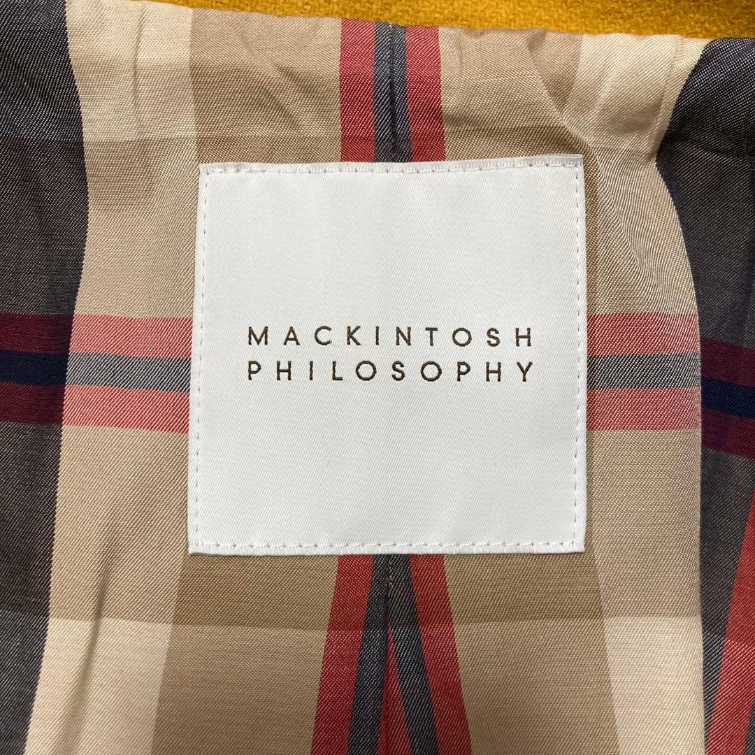 美品 マッキントシュ ダッフルコート 希少カラー からし色 マスタード 38 M